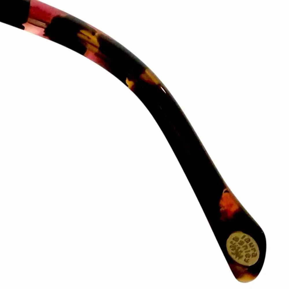 MSRP $202 Laura Ashley Caroline Dark Burgundy Eyeglasses Frames 53-17-135mm